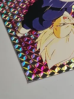 Dragon Ball Z DBZ 1989 Trading Card Bird Studio Series 2 Holo Prism #70 Vegeta - Image 5