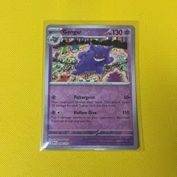 Pokemon Gengar TCG Scarlet & Violet 151 Card 094/165 Reverse Holo NM - Image 1