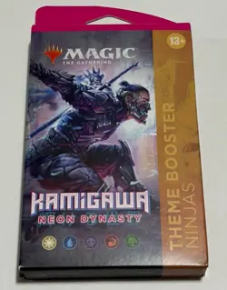 WOTC MtG Theme Packs Kamigawa - Neon Dynasty Theme Booster Pack - Ninjas New - Image 1