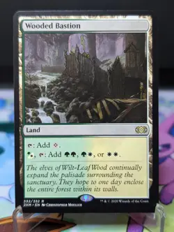 MTG Double Masters- Wooded Bastion 332 Regular - Image 1