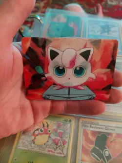 POKEMON JIGGLYPUFF RARE PIKA-0022D/DVD VIZ VIDEO PROMO CARD 3D LENTICULAR - Image 3