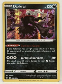 Pokemon - Darkrai - 105/189 - Holo Rare - Darkness Ablaze - NM/M - New - Image 1