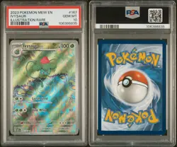 2023 POKEMON MEW EN-151 ILLUSTRATION RARE #167 IVYSAUR PSA 10 - Image 2