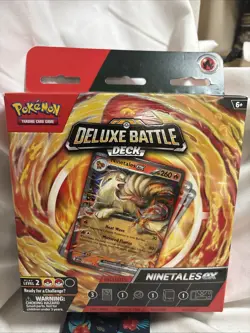 2024 POKEMON DELUXE BATTLE DECK! NINETAILS EX! - Image 1
