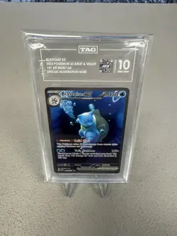 Pokemon Blastoise ex 151 MEW EN Special Illustration Rare #200 TAG 10 Gem Mint - Image 1