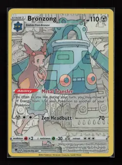 Bronzong TG11/TG30 Holo Astral Radiance Trainer Gallery Pokemon NM - Image 1
