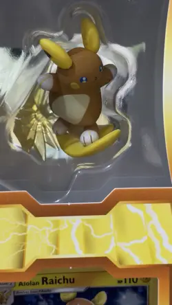 2017 Pokemon Alolan Raichu Figure Collection Box! Brand New! Evolutions - Image 4