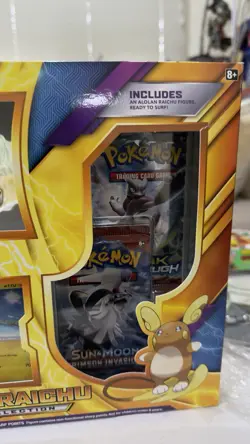 2017 Pokemon Alolan Raichu Figure Collection Box! Brand New! Evolutions - Image 5