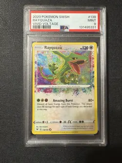 Rayquaza 138/185 Vivid Voltage Holo PSA 9 🔥 Pokemon - Image 1
