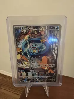 Pokemon TCG Squirtle Stellar Crown Illustration Rare 148/142 Scarlet & Violet - Image 1