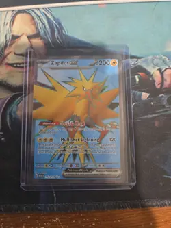 Pokemon TCG Zapdos EX Holo Card 192/165 Ultra Rare Scarlet & Violet 151 Series - Image 1