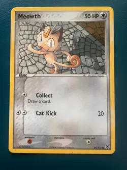 Meowth 69/112 FireRed & LeafGreen Pokemon Card - Image 1