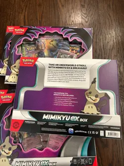 5 X Pokemon Mimikyu EX Box (1 Fusion Strike 2 Silver Tempest 1 Brilliant Stars) - Image 2