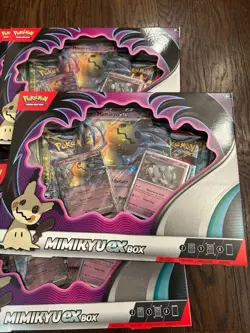 5 X Pokemon Mimikyu EX Box (1 Fusion Strike 2 Silver Tempest 1 Brilliant Stars) - Image 3