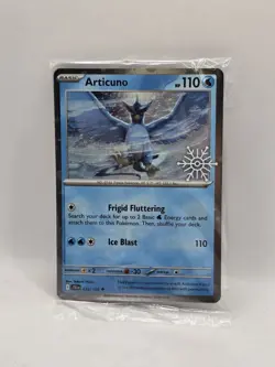 Pokemon TCG Articuno 32/159 Stamped Holiday Calendar Cosmo Holo 🍥 SWIRL SEALED - Image 2