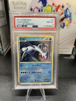 Pokemon Lugia Holo Call of Legends 15/95 PSA 8 🔥 - Image 1