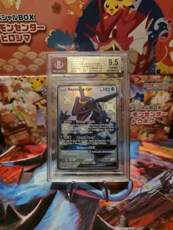 Pokemon Hidden Fates Ultra Premium Rayquaza GX 177A/168 Full Art Holo BGS 9.5 - Image 1