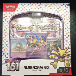 Pokemon Scarlet & Violet 151 Alakazam ex Collection Box Promo Booster English - Image 1