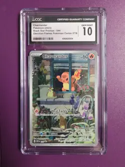 2023 POKEMON OBSIDIAN FLAMES POKEMON CENTER ETB PROMO SVP #044 CHARMANDER CGC 10 - Image 1