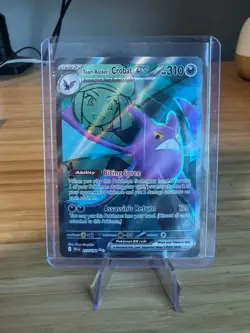 2025 Pokemon Destined Rivals Team Rocket's Crobat ex #217/182 - Image 1