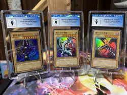 2019 Yugioh - Blue-Eyes White Dragon, Red Eyes, Dark Magician - LOB Korean - Lot - Image 1
