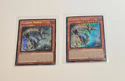 2x Yu-Gi-Oh! Danger! Nessie! #MP25-EN141 Prismatic Secret Rare 1st Edition (NM) - Image 1