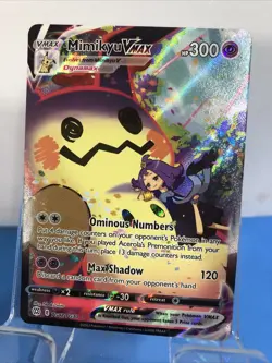 Mimikyu VMax TG17/TG 30 Brilliant Stars Pokemon Card NM - Image 1