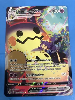 Mimikyu VMax TG17/TG 30 Brilliant Stars Pokemon Card NM - Image 3