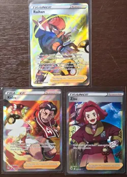Pokemon Cards Lot (Full Art Trainer Rares - Holo - Sword And Shield Era - M/NM) - Image 1