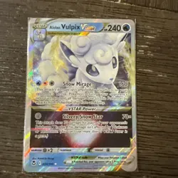 Vulpix VSTAR 034/195 Ultra Rare Pokemon Silver Tempest Card MINT SHIPPED TODAY - Image 1