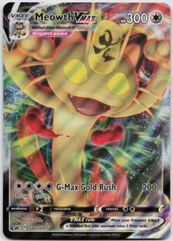Meowth VMAX - JUMBO Holo SWSH: Sword & Shield Promo Cards SWSH005 NM - Image 1