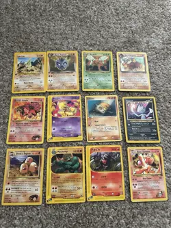 Lot Of Vintage Pokemon Cards 1st Edition, E Reader MP/HP - Image 1