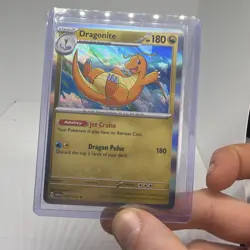 Dragonite 151 Holo Rare Pokemon TCG 149/165 Scarlet & Violet Card - Image 1