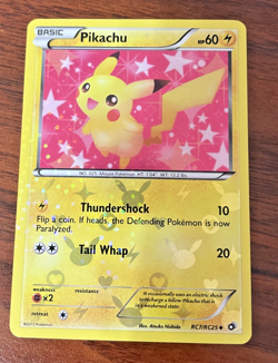 Pokemon Card - Pikachu RC7 - Legendary Treasures 2013 - Radiant Collection - Image 1