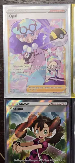 Pokemon Cards Lot (Full Art Trainer Rares - Holo - Sword And Shield Era - M/NM) - Image 2
