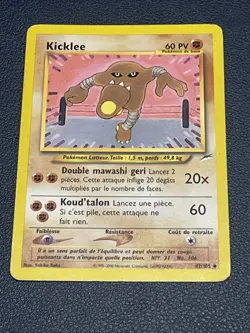 Pokemon Card Kicklee 42/105 Neo Destiny French - Image 3