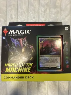 Tinker Time March of the Machine Commander Deck 100 Cards Foil Tokens Die MtG - Image 1