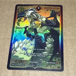 Juniper Actias 9 Holo 1st Edition Awakened Worlds Card GamerSupps VCard 094/250 - Image 1