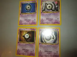 UNOWN O 49-50-67-47/75 POKEMON CARDS (NEO DISCOVERY SET) - Image 1