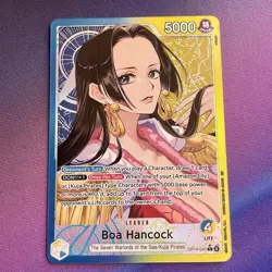Boa Hancock Alt Art OP14-041 L The Azure Sea's Seven ONE PIECE Card English - Image 2