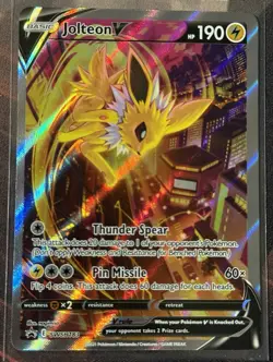 Jolteon V SWSH183 SWSH: Sword & Shield Promo Cards Holo - Image 1