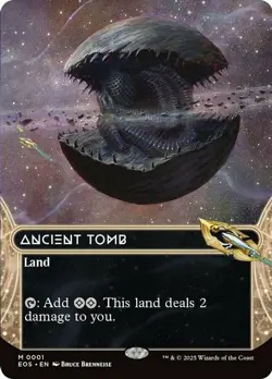 MTG Ancient Tomb (0001) - Borderless, NM-Mint, English Edge of Eternities: Stell - Image 1