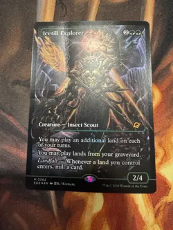 Icetill Explorer Showcase Foil Edge of Eternities Heavy Play/ Damaged - Image 3