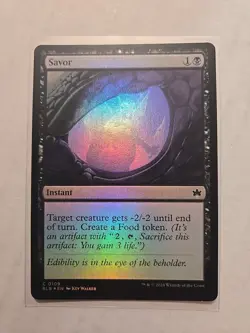 Savor (Foil) - Bloomburrow - LP - Common - Instant - MTG - Image 1