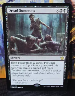 magic the gathering - Dread Summons - Sorcery - Zombies - Tokens - Rare - Image 1