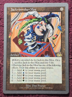 MTG - Unglued - 1998 - Jack-in-the -Mox - Unplayed Magic the Gathering - Image 1