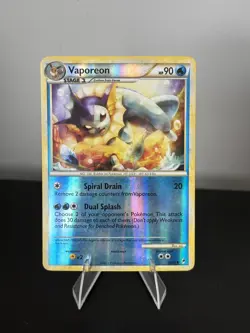 2011 VAPOREON 52/95 - REVERSE HOLO -CALL OF LEGENDS POKEMON MP - Image 1