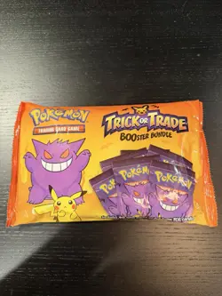Pokemon Trick or Trade Booster Bag 40 Packs Gengar Pikachu 2022 - Image 1