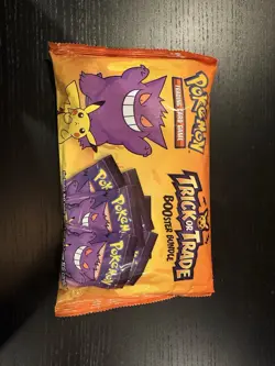 Pokemon Trick or Trade Booster Bag 40 Packs Gengar Pikachu 2022 - Image 4