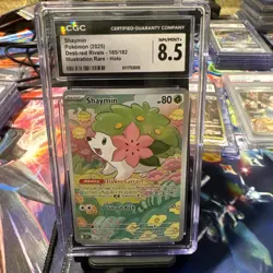 CGC NM/Mint 8.5: Shaymin (185/182) Pokemon Destined Rivals (EN) - Image 1